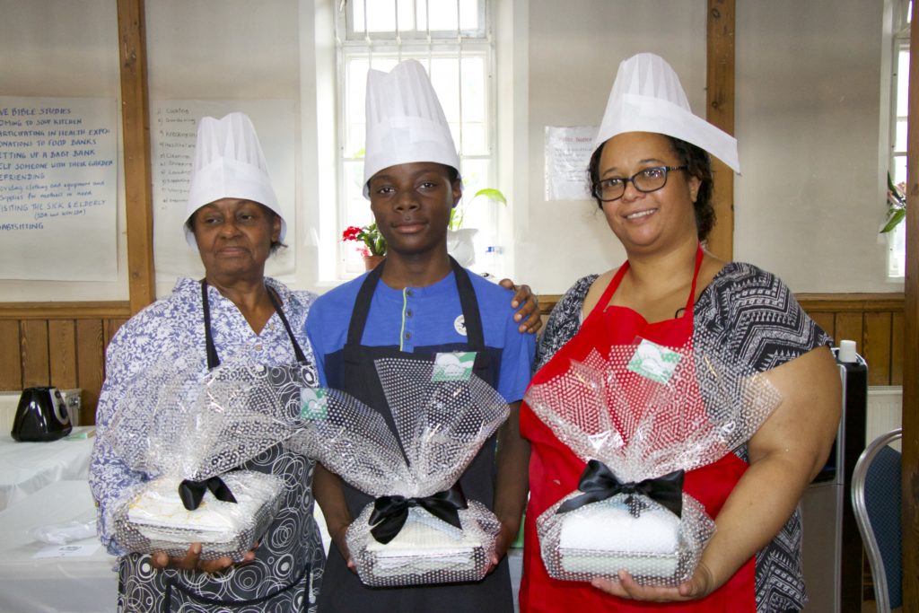 The 3 veggie cook off contestants