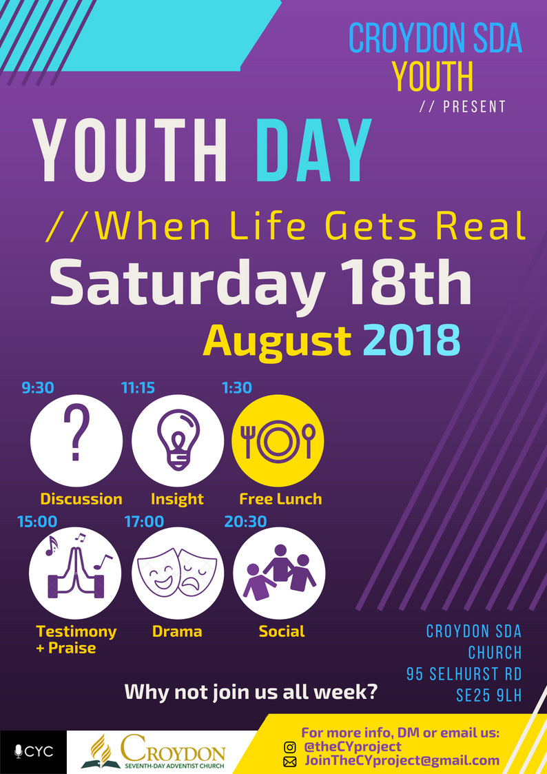 Youth day 2018 poster