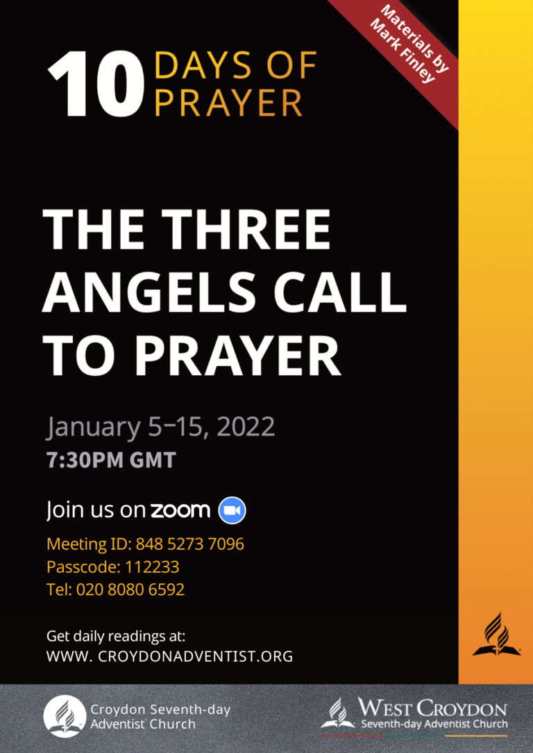 10 Days of Prayer 2022 Croydon Seventhday Adventist Church