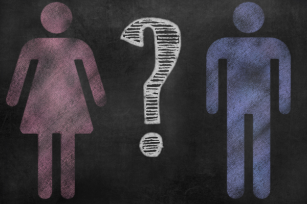 male female and question mark